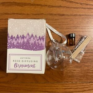 doTERRA Glass Reed Diffusing Ornament with Thieves Oil